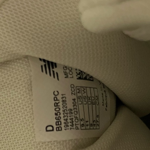 New Balance 650 worn once - Picture 5 of 5